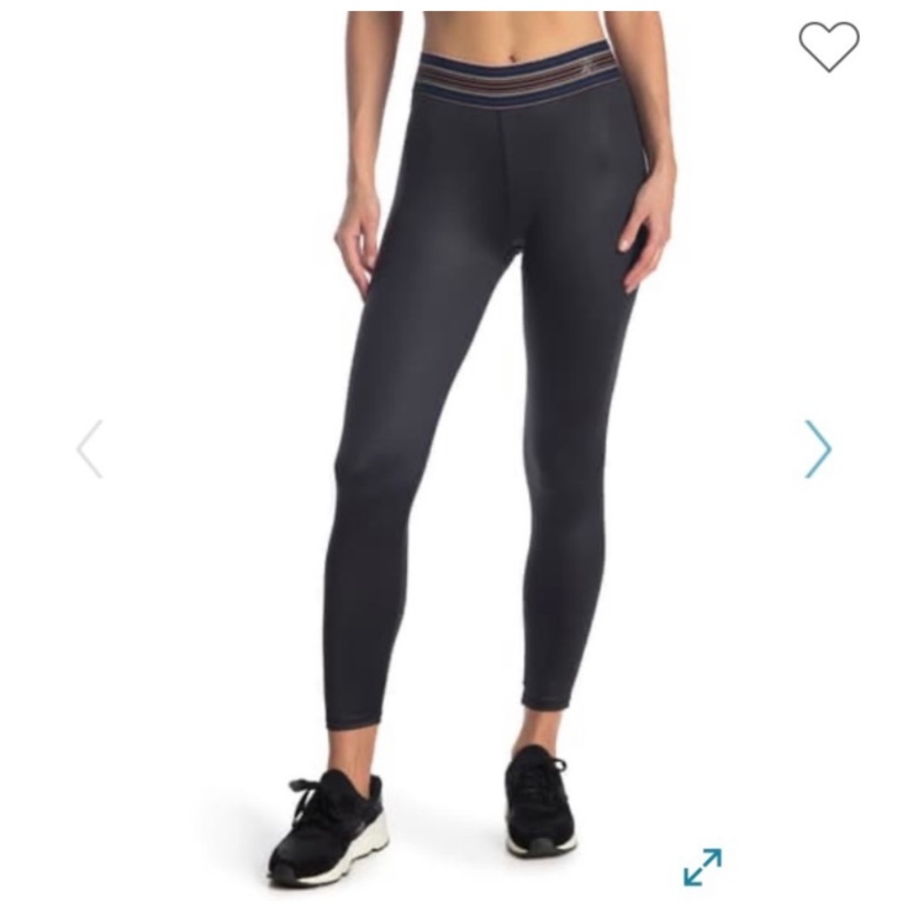 Splendid Studio High Waist Core Black Ankle Leggings - size Large